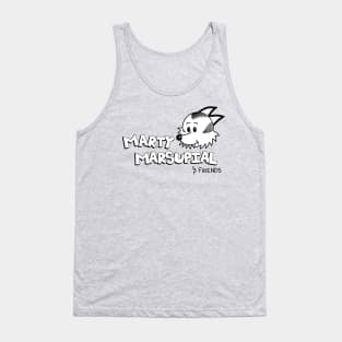 Marty Marsupial head & name Tank Top